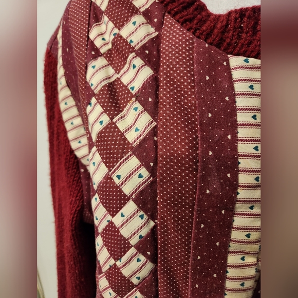 Upcycled Quilt Cardigan/Jacket - Picture 3 of 5